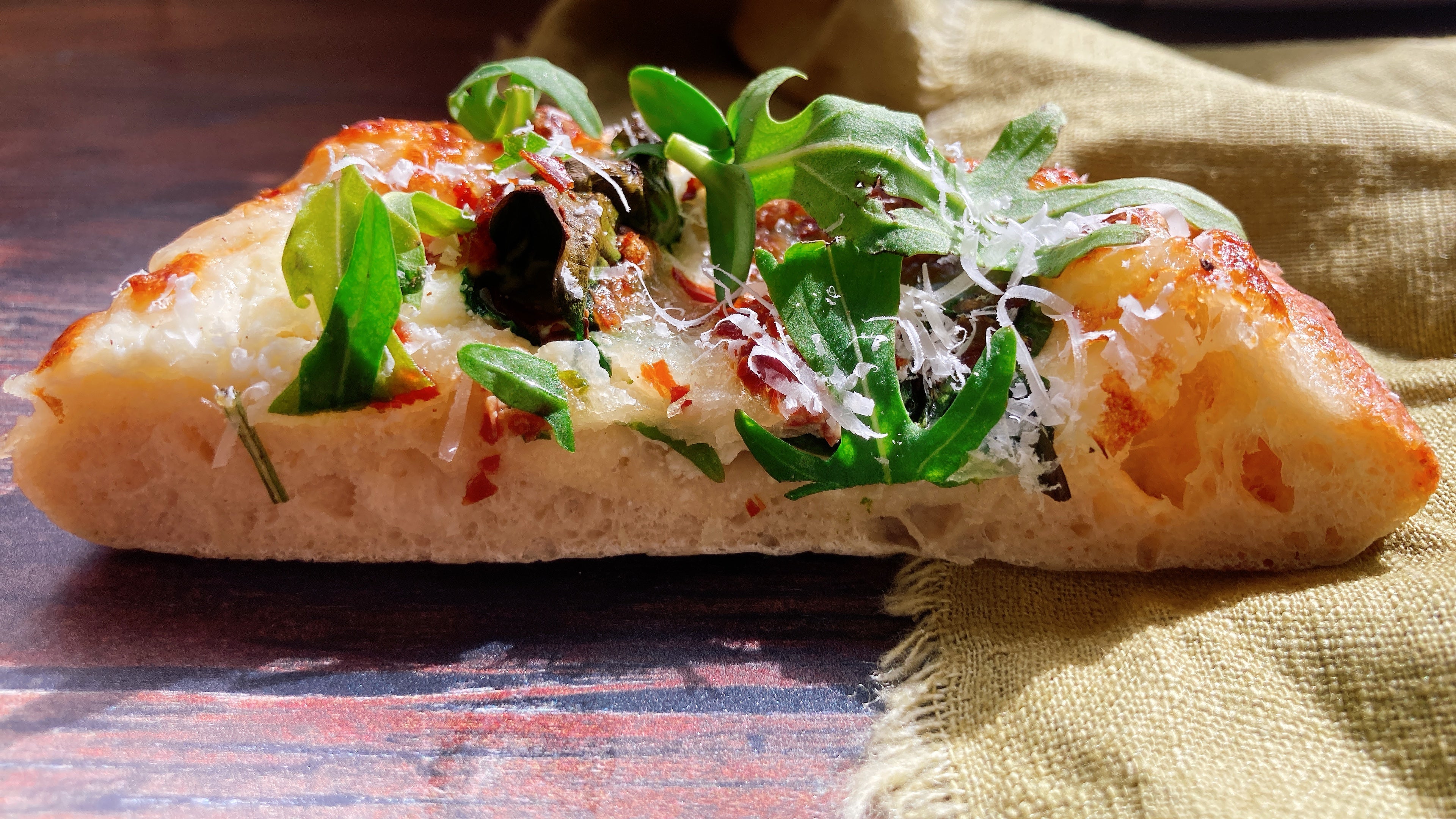 Vegetarian Spinach and Rocket Pizzette by Sofia Gallo Cole & Mason UK