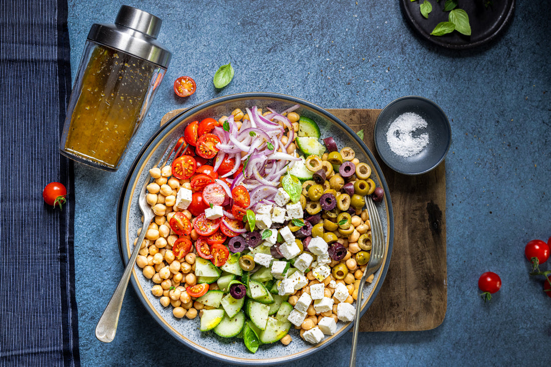 Vegetarian Mediterranean Chickpea Salad Cole & Mason UK