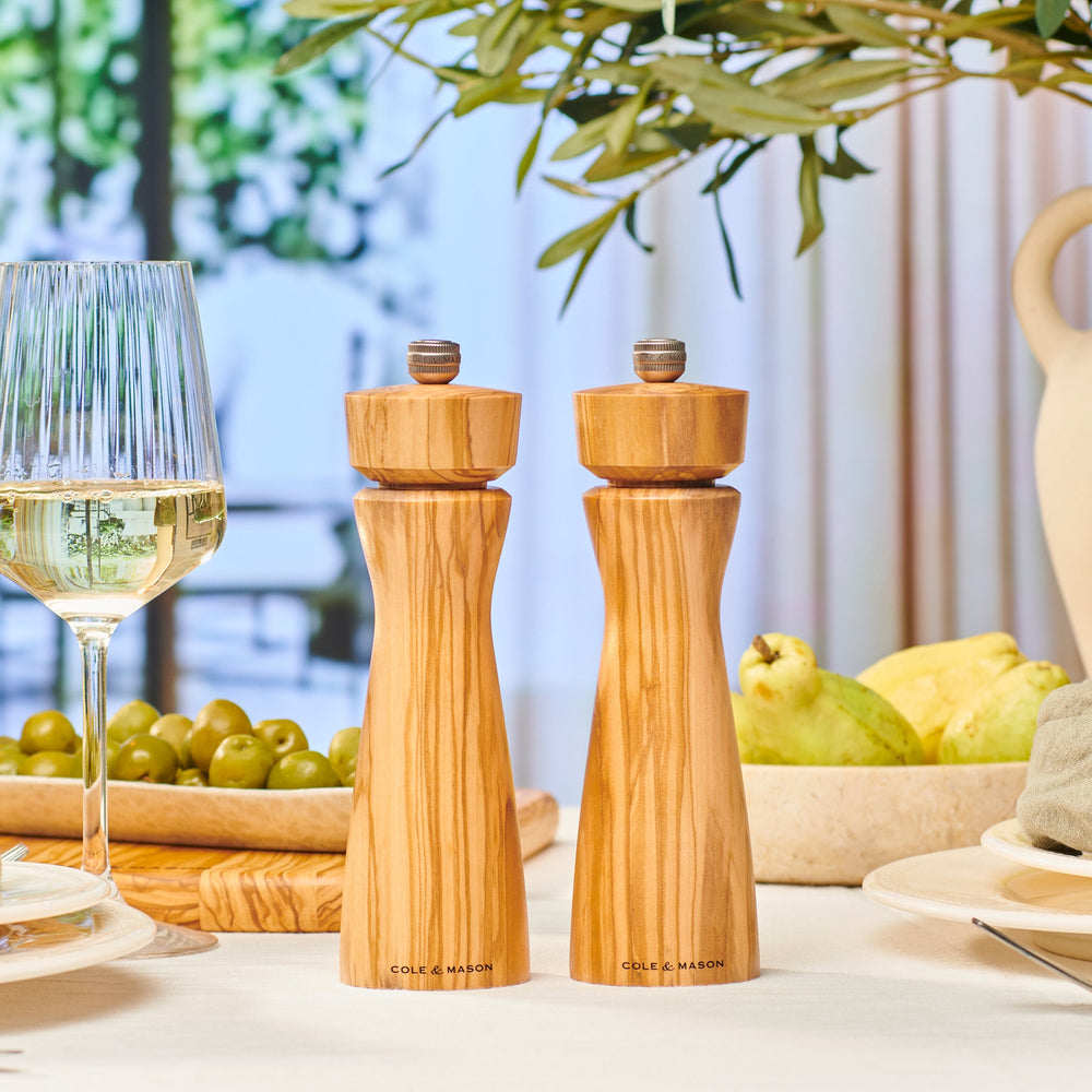Portobello Olive Wood Salt & Pepper Mills