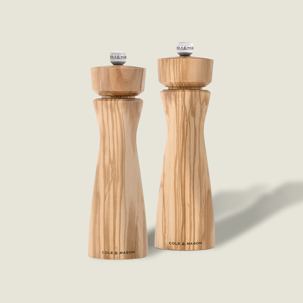 Portobello Olive Wood Salt & Pepper Mills